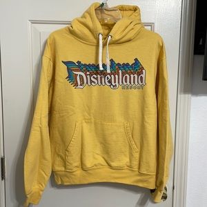 Disney Parks Retro Disneyland Resort Yellow Hoodie